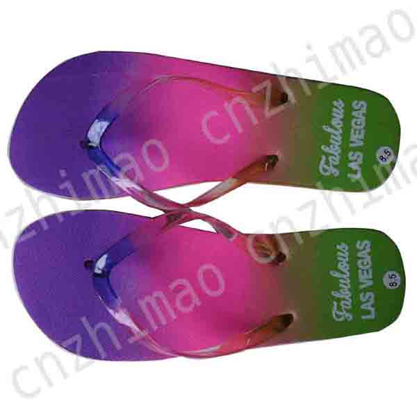 2014 hotsale gradient fashion ladys flip flops
