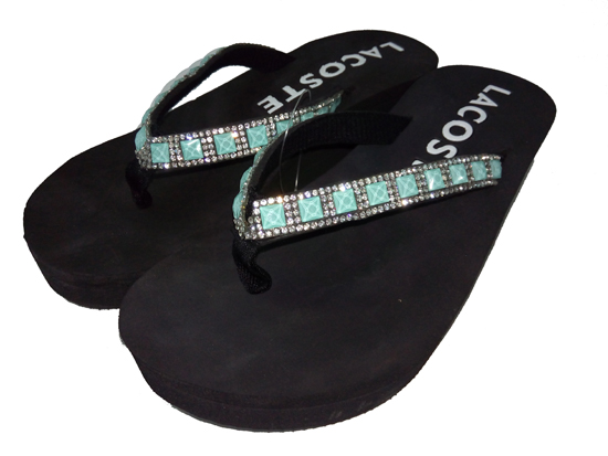 eva high heel lady flip flops