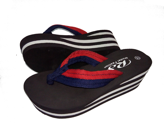 lady high heel  flip flops