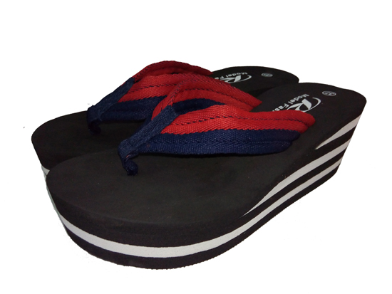 lady high heel  flip flops