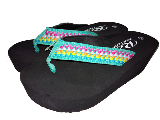 lady high heel  flip flops